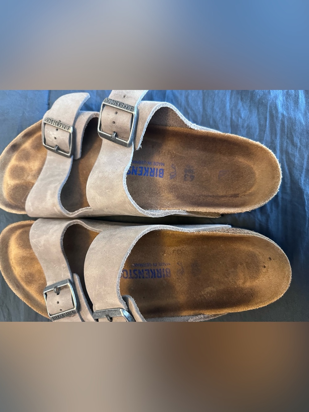 Birkenstock Arizona Sandals gray-ish tan color - Size 43 - Picture 7 of 11